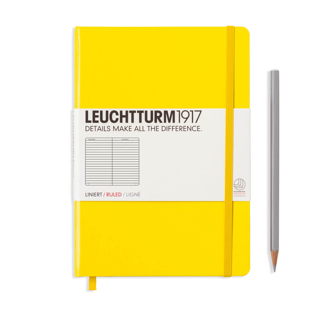 Leuchtturm A5 Medium 249 Lined Pages Hardcover